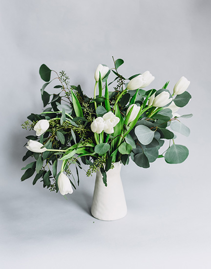 Weiße Tulpen — Reinheit und Hoffnung